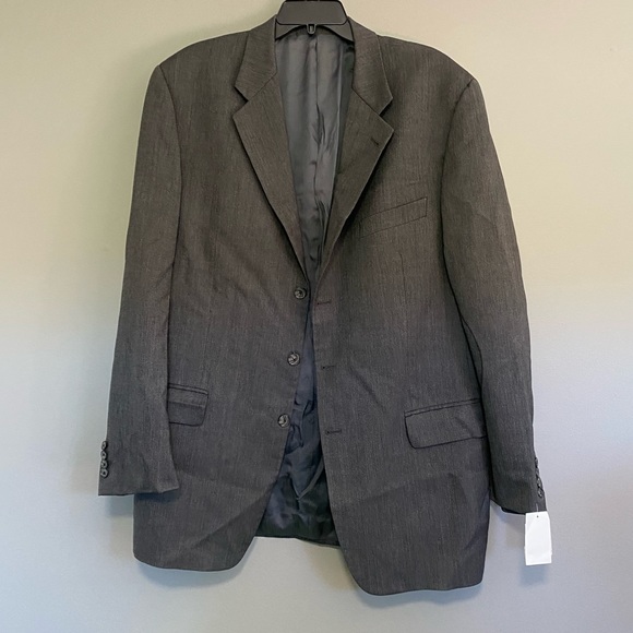 Joseph Abboud Nordstrom Mens Grey Suit Jacket Sport Coat Size 42L - Picture 3 of 14